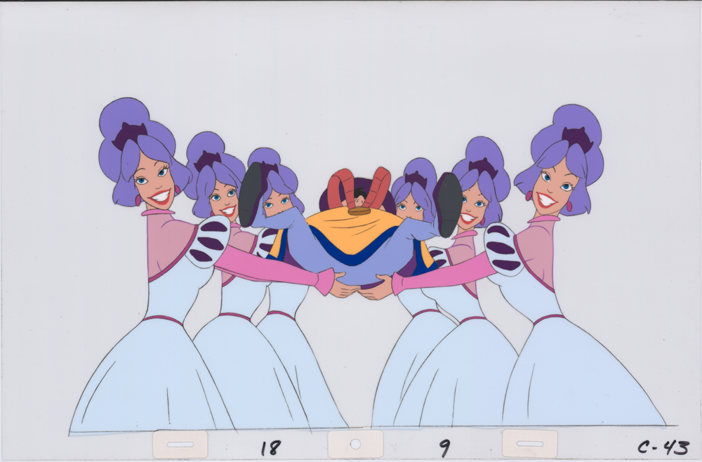 Art Cel Chamberlain and Princesses (Sequence 18-9)