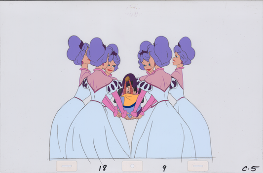 Art Cel Chamberlain and Princesses (Sequence 18-9)