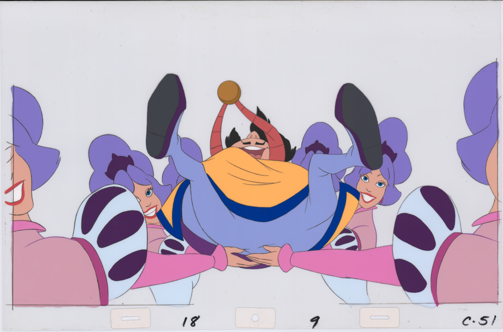 Art Cel Chamberlain and Princesses (Sequence 18-9)