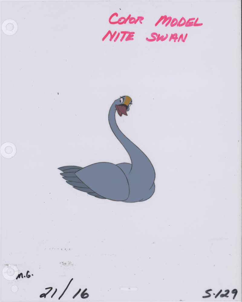 Swan Production Model Art Cel