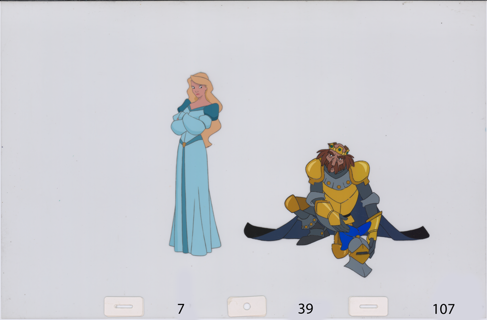 Art cel Odette and Rothbart (Sequence 7-36 & 7-39)