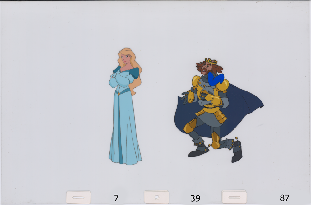 Art cel Odette and Rothbart (Sequence 7-36 & 7-39)