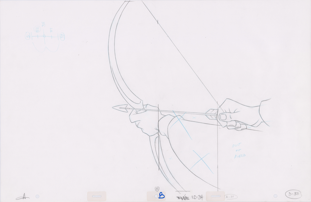 Pencil Art Bow and Arrow (Sequence 12-34)