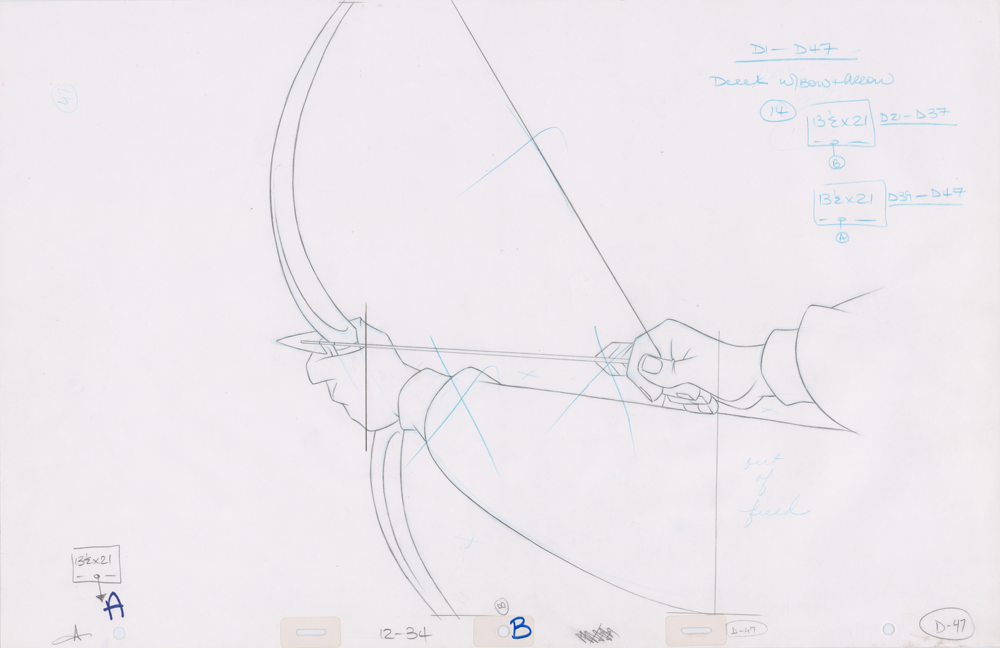 Pencil Art Bow and Arrow (Sequence 12-34)