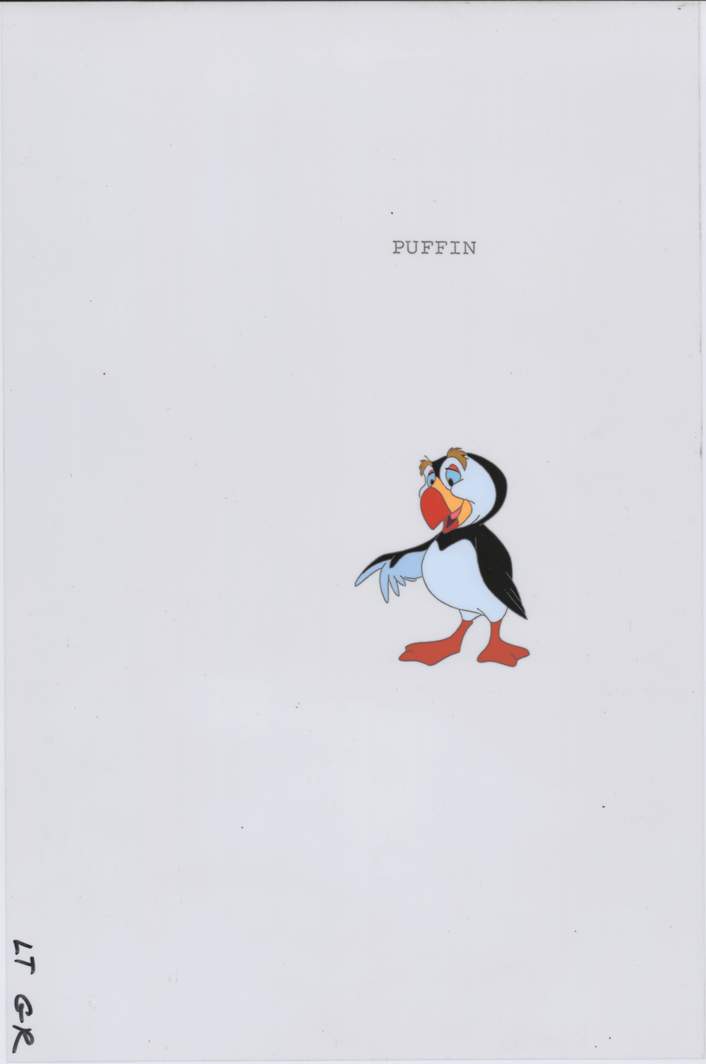 Puffin Production Model Art Cel