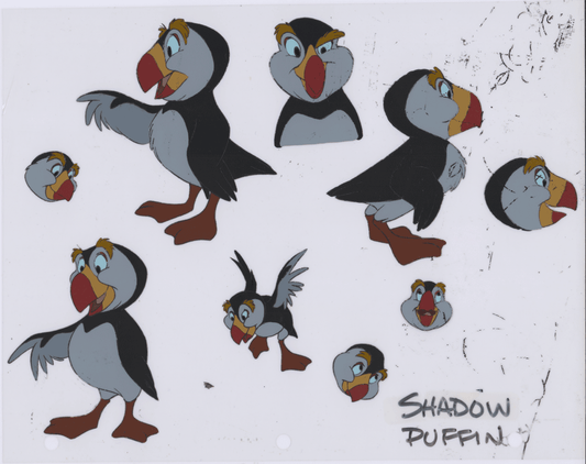 Puffin Production Model Art Cel