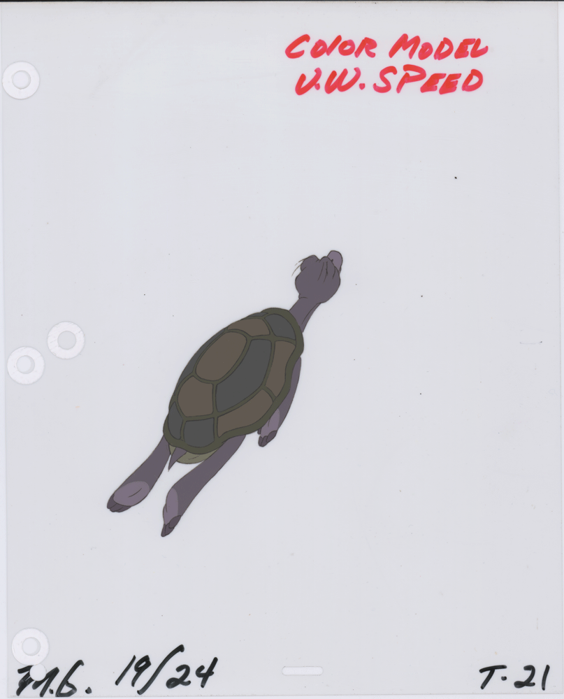 Speed Production Model Art Cel