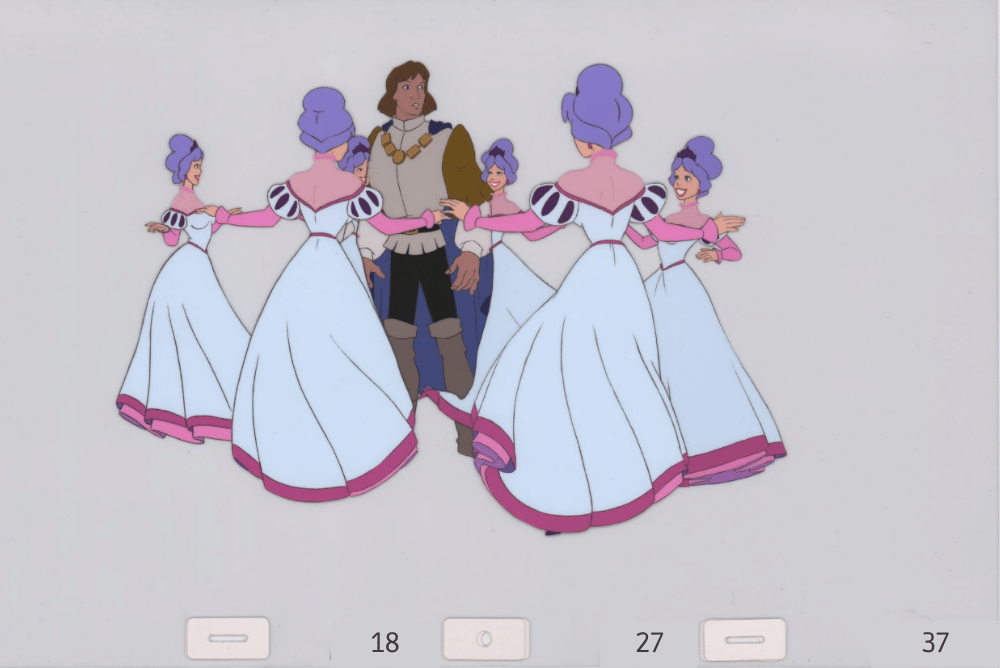 Art Cel Derek and Princesses (Sequence 18-27)