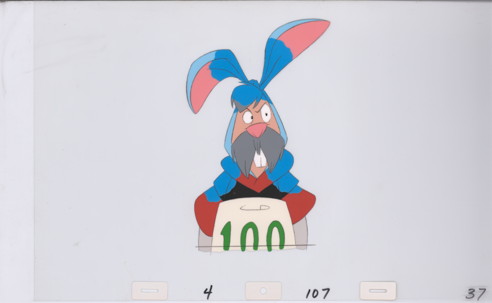 Celluloid Rabbit Art Cel Wesley the Rabbit (Sequence 4-107) | Celluloid Art from The ...