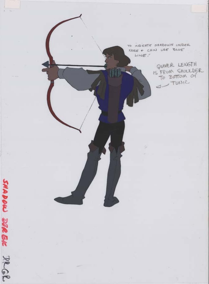 Prince Derek Production Model Art Cel