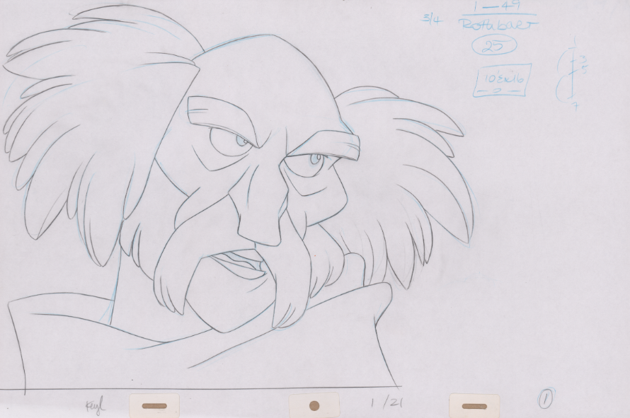 Pencil Art Rothbart (Sequence 1-21)