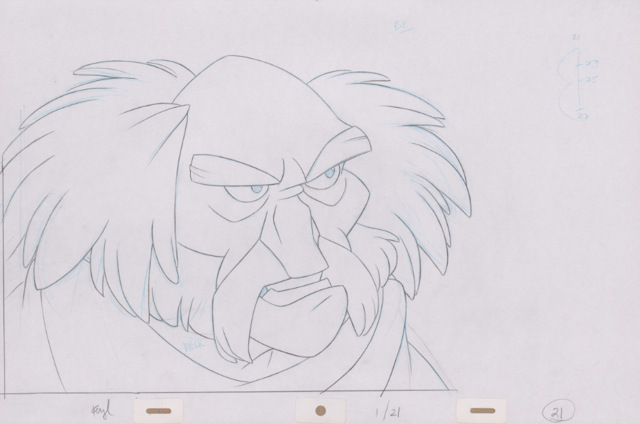 Pencil Art Rothbart (Sequence 1-21)