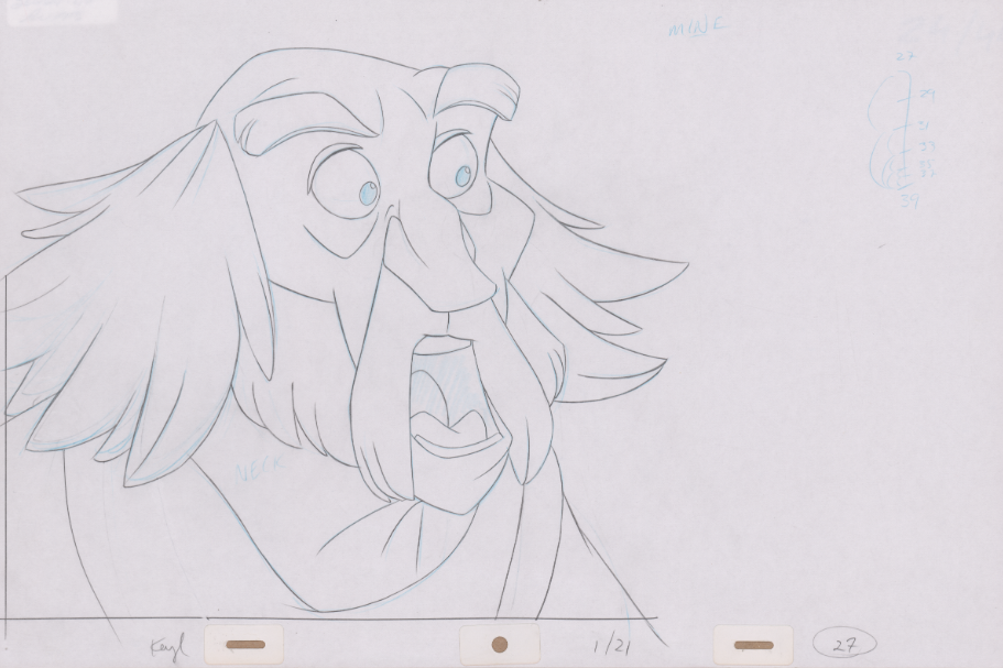 Pencil Art Rothbart (Sequence 1-21)