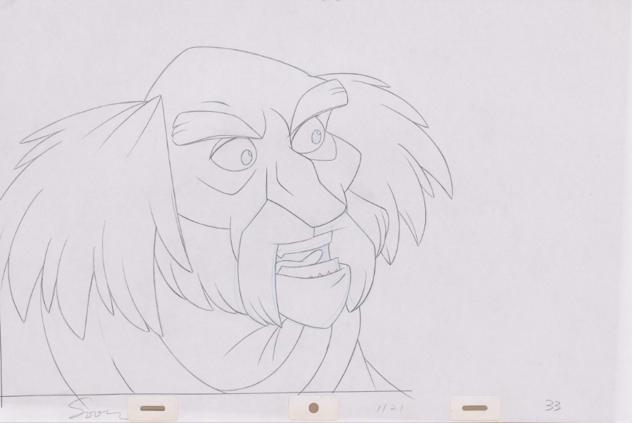 Pencil Art Rothbart (Sequence 1-21)