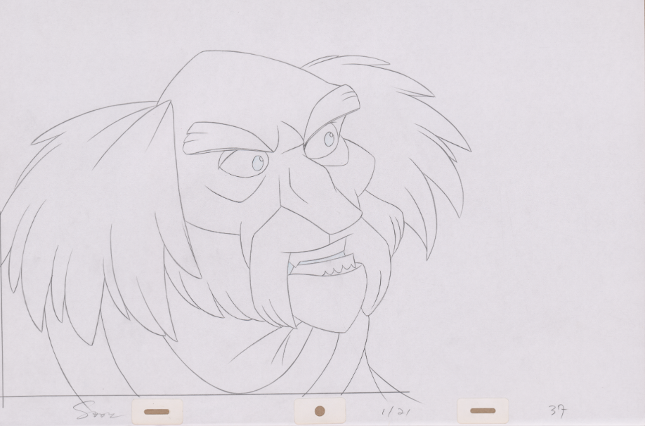 Pencil Art Rothbart (Sequence 1-21)