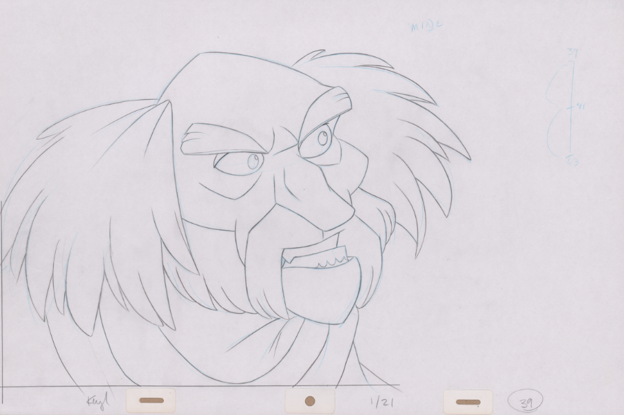 Pencil Art Rothbart (Sequence 1-21)