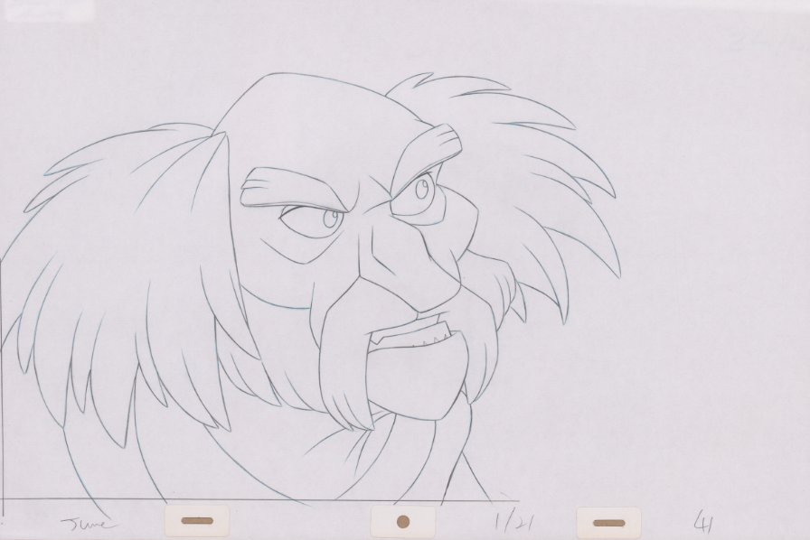 Pencil Art Rothbart (Sequence 1-21)