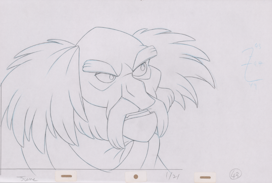 Pencil Art Rothbart (Sequence 1-21)