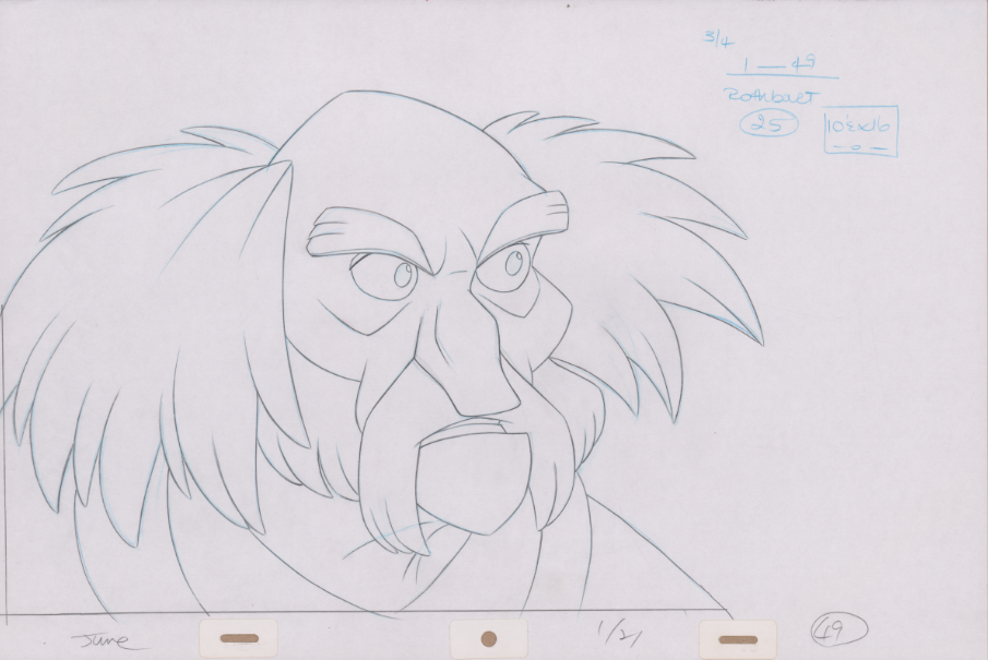 Pencil Art Rothbart (Sequence 1-21)