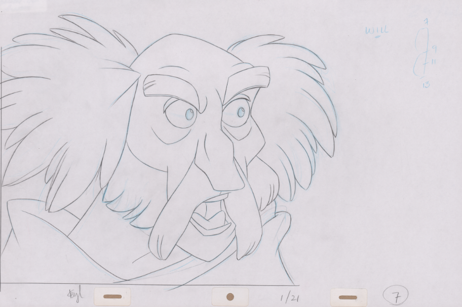 Pencil Art Rothbart (Sequence 1-21)