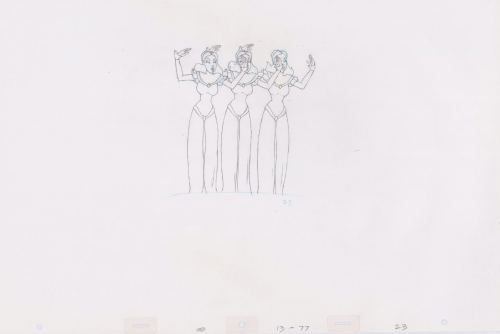 Pencil Art Backup Singers (Sequence 13-77)