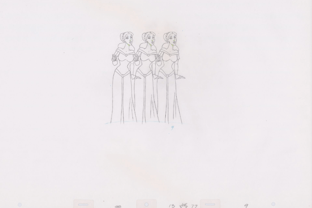 Pencil Art Backup Singers (Sequence 13-77)