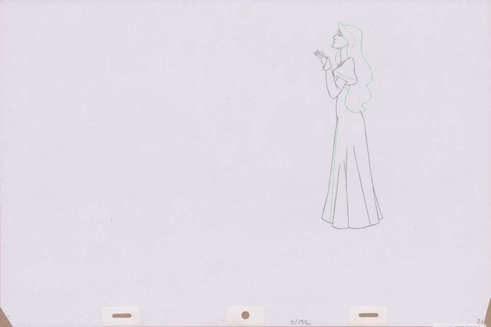 1959) United States Disney Original Production Drawings - Sleeping