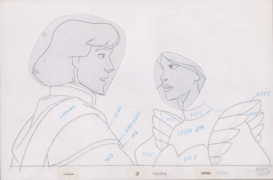 Pencil Art Derek & Odette (Sequence 25-33)