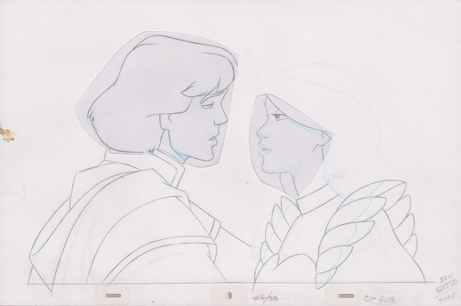 Pencil Art Derek & Odette (Sequence 25-33)