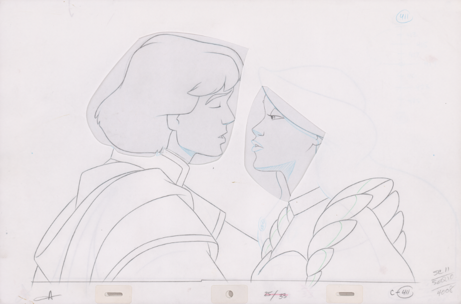 Pencil Art Derek & Odette (Sequence 25-33)