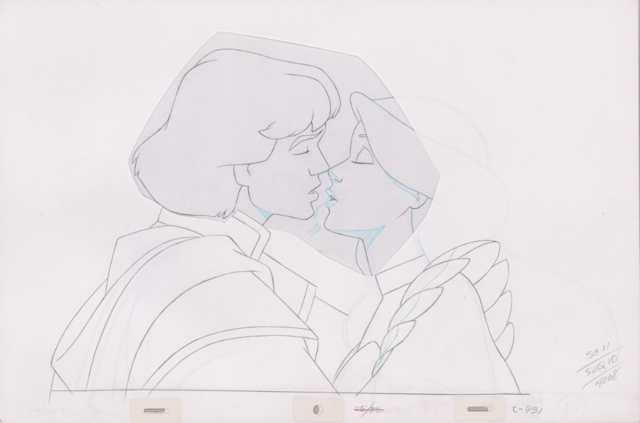 Pencil Art Derek & Odette (Sequence 25-33)