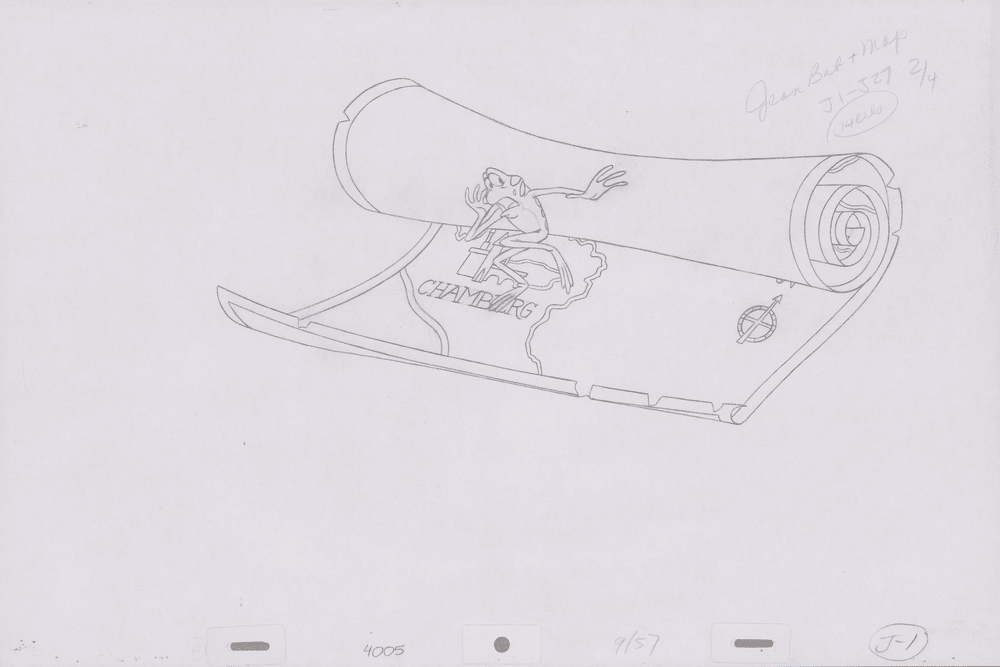 Pencil Art The Map (Sequence 9-55 & 9-57)