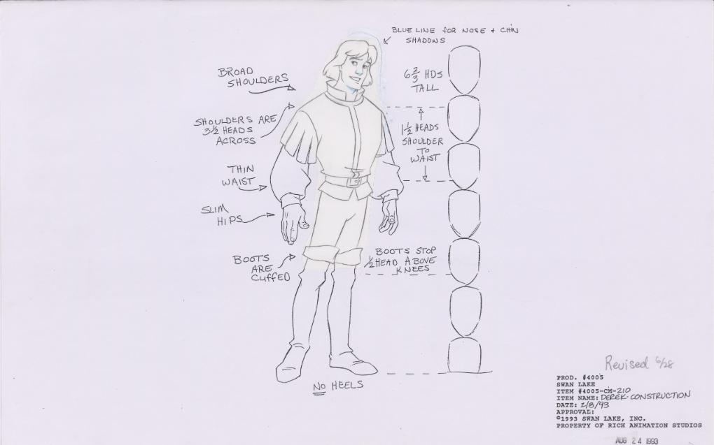 Derek Production Model Art