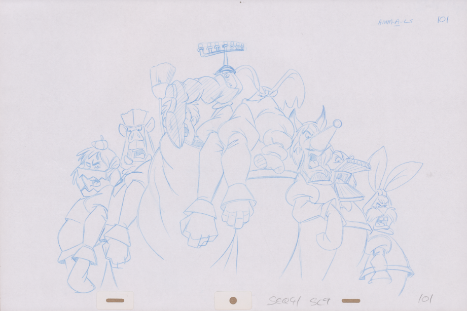 Pencil Art The Band (Sequence 4-9)