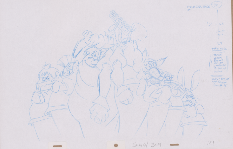 Pencil Art The Band (Sequence 4-9)