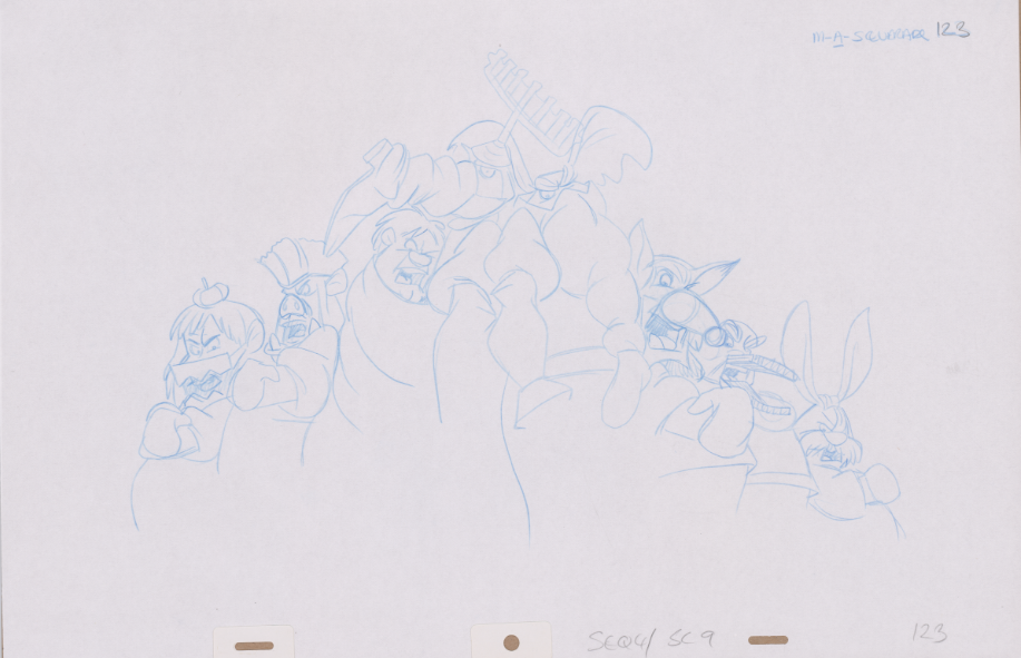 Pencil Art The Band (Sequence 4-9)