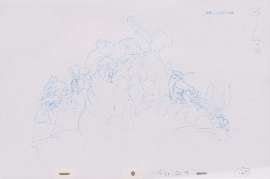 Pencil Art The Band (Sequence 4-9)