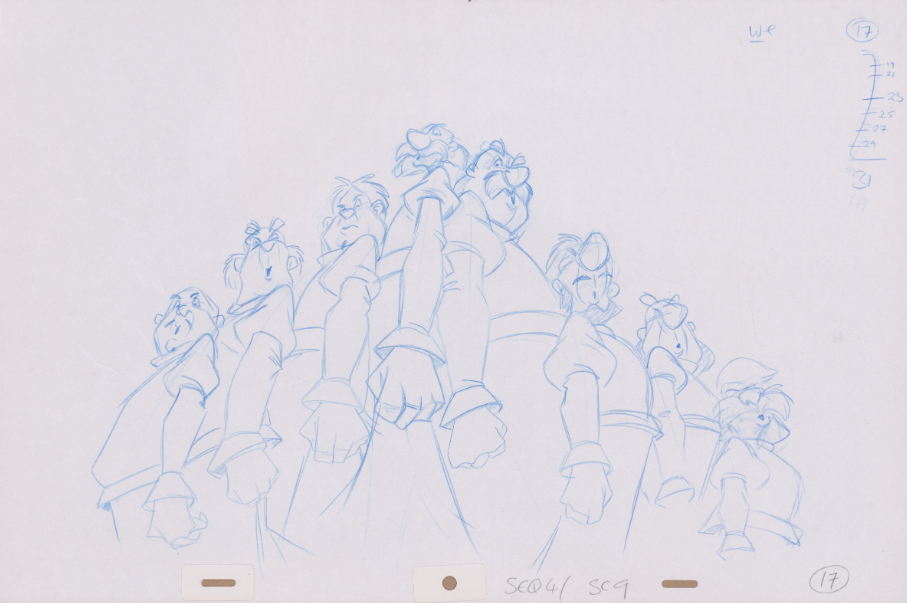 Pencil Art The Band (Sequence 4-9)