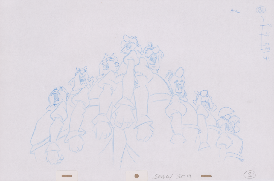 Pencil Art The Band (Sequence 4-9)