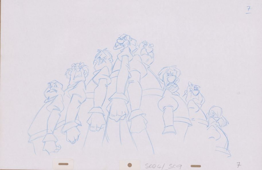 Pencil Art The Band (Sequence 4-9)