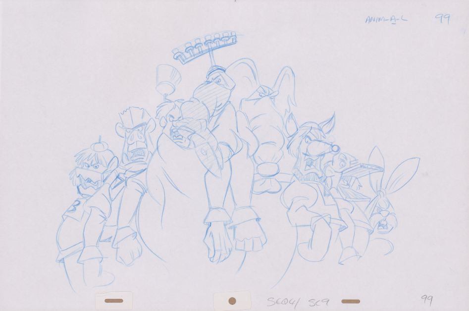 Pencil Art The Band (Sequence 4-9)