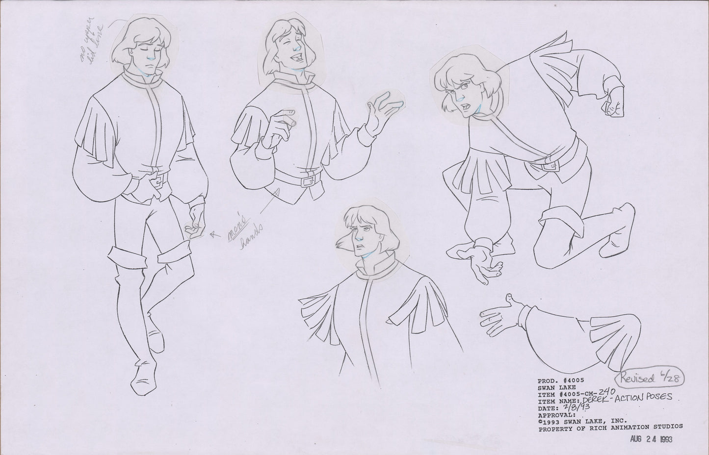 Derek Production Model Art