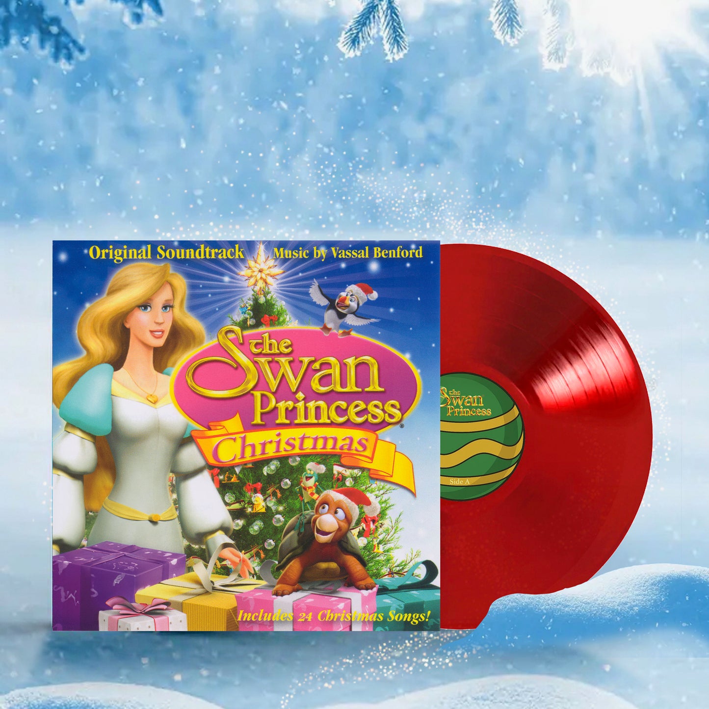 The Swan Princess Christmas Soundtrack Vinyl Record