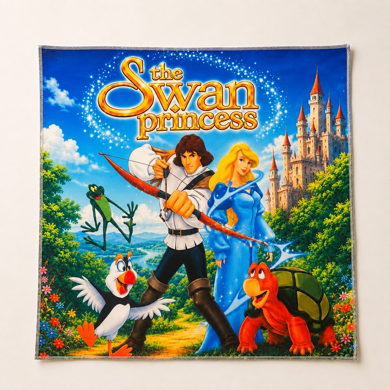 Swan Princess Sticky Fabric Bag/Wrap