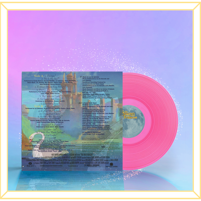 The Swan Princess Classic Soundtrack Vinyl Record
