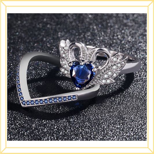 Swan Ring Set