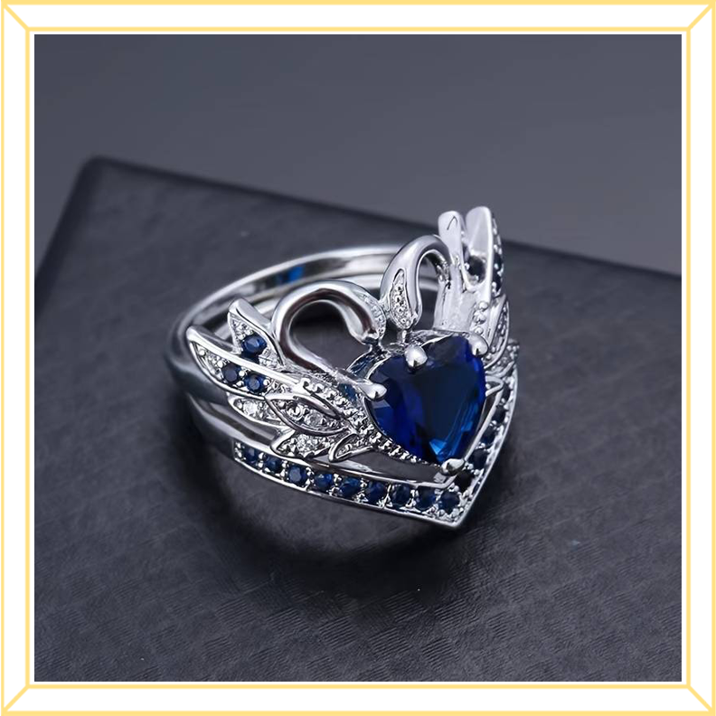 Swan Ring Set
