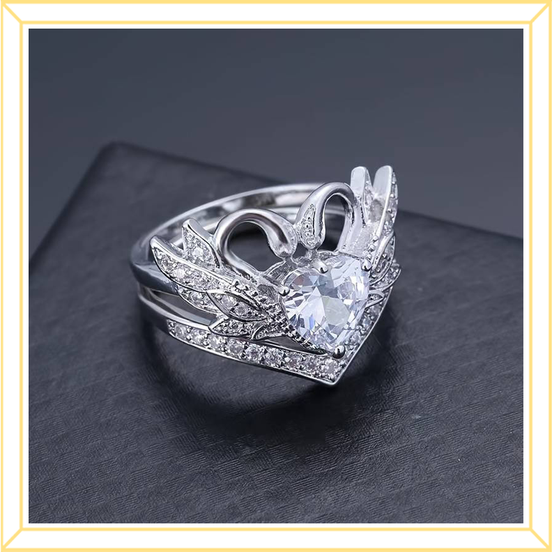 Swan Ring Set