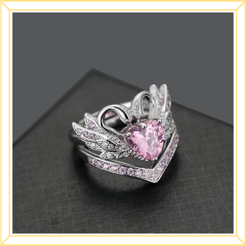 Swan Ring Set
