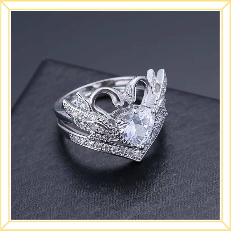 Swan Ring Set